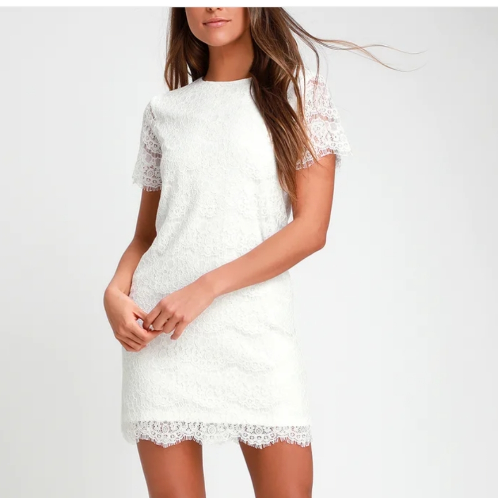 Classic White Dress 💕
